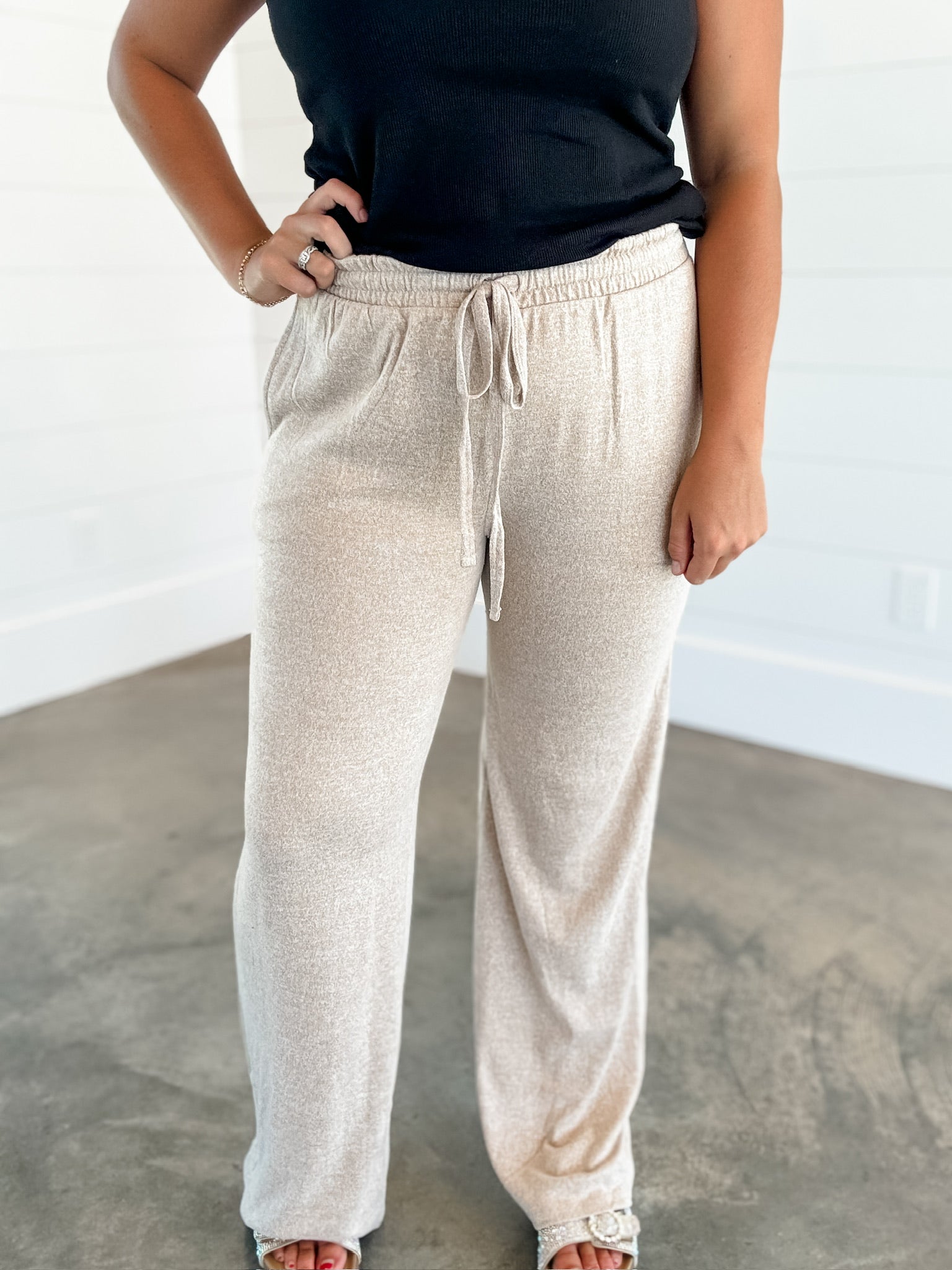 Find Your Love Pant - Beige FINAL SALE