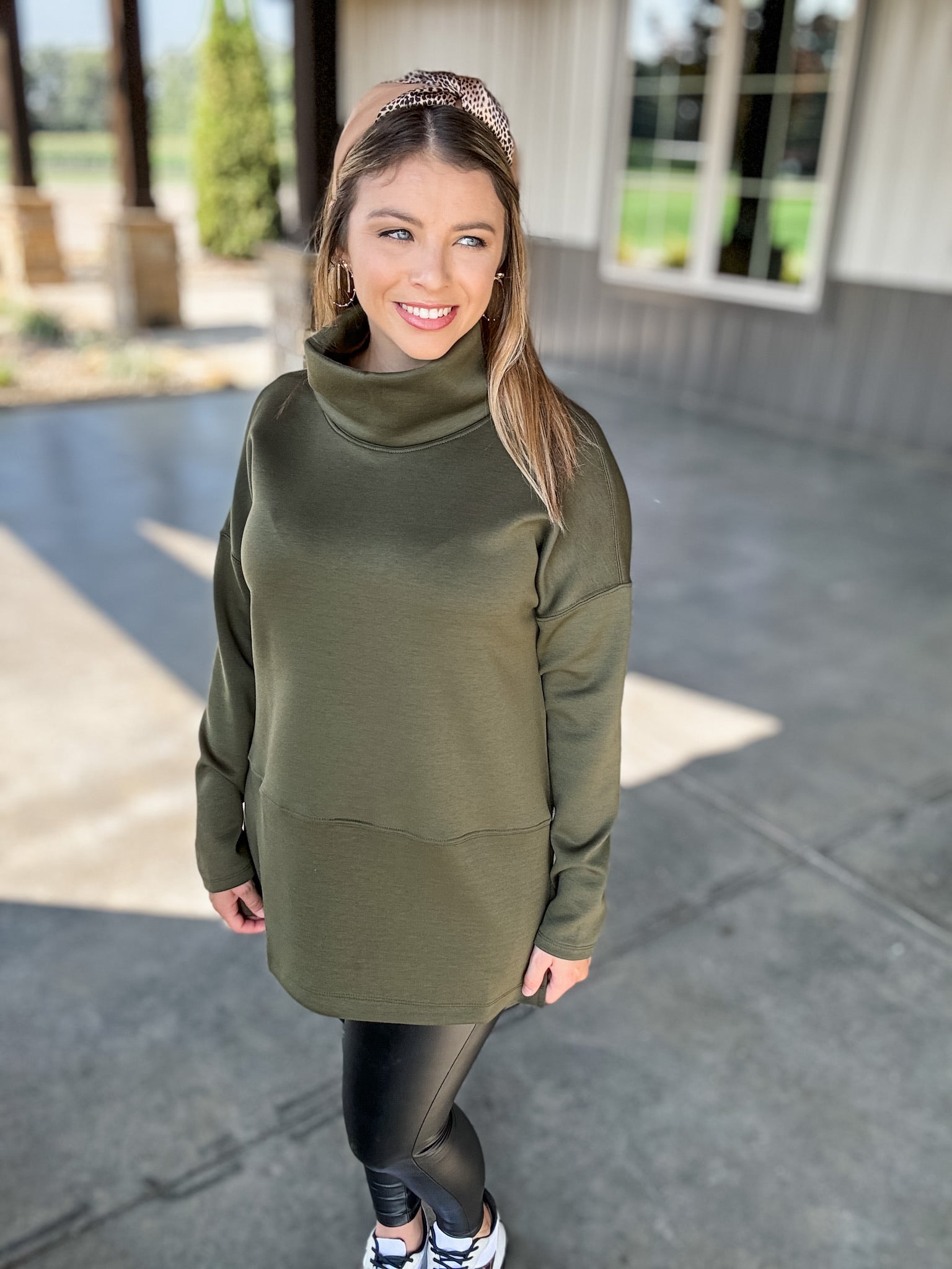 All For One Top - Olive FINAL SALE