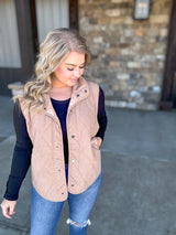 Easy Living Vest - Taupe