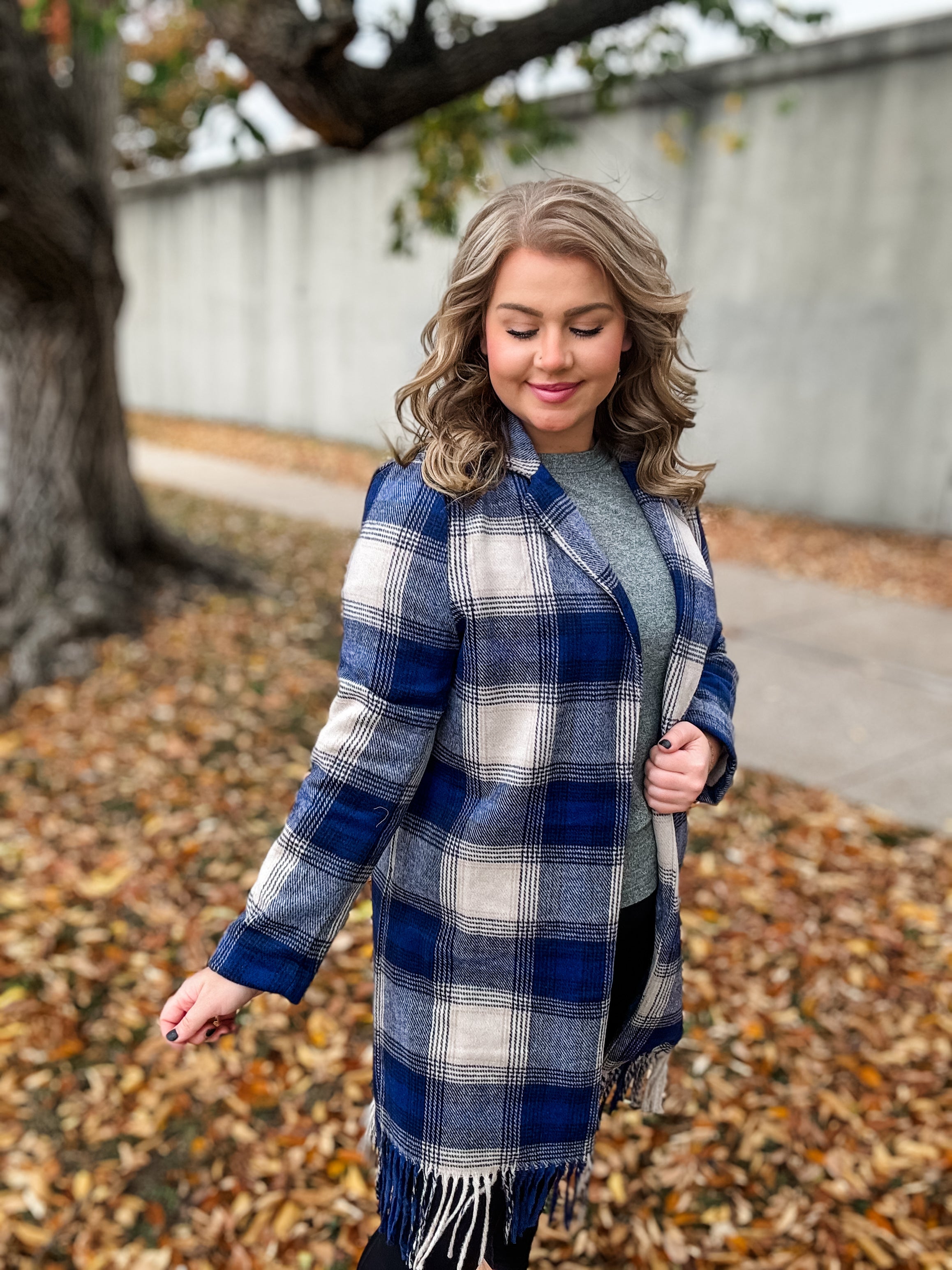 Blustery Days Cardigan - Navy