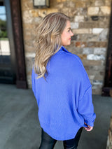 Cobalt Illusion Sweater FINAL SALE