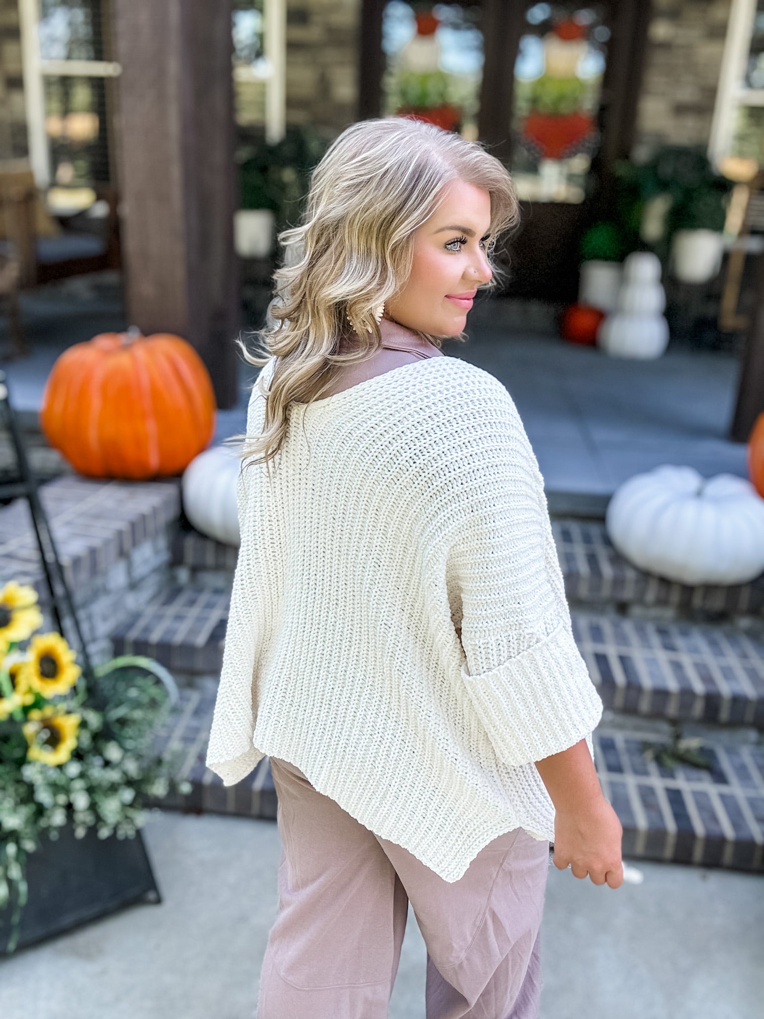 Sweater Weather Cardi - Cream FINAL SALE