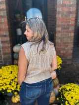 Autumn Gold Sweater Vest