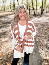 Soft Stripes Cardi