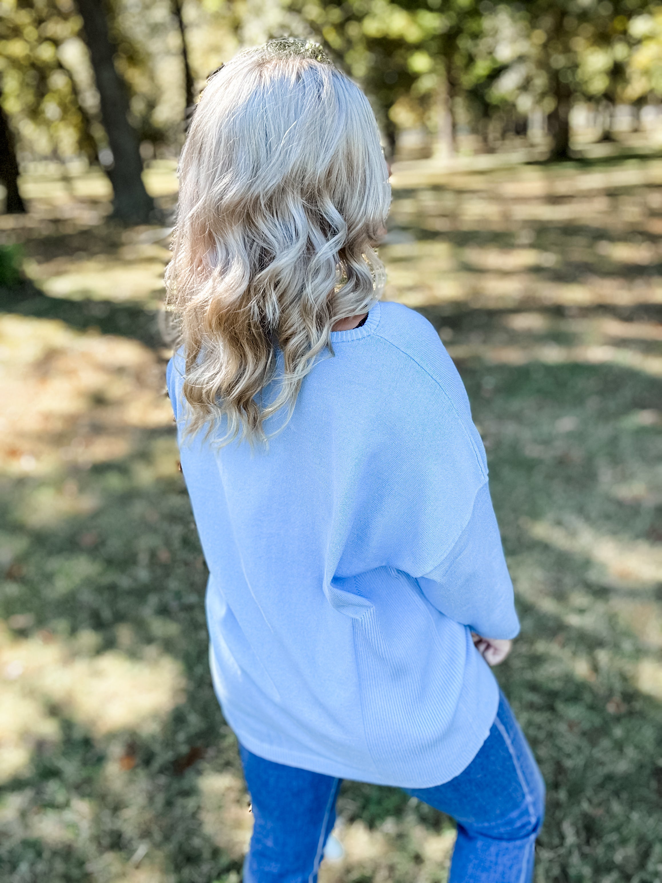 Casual Couture Top - Blue