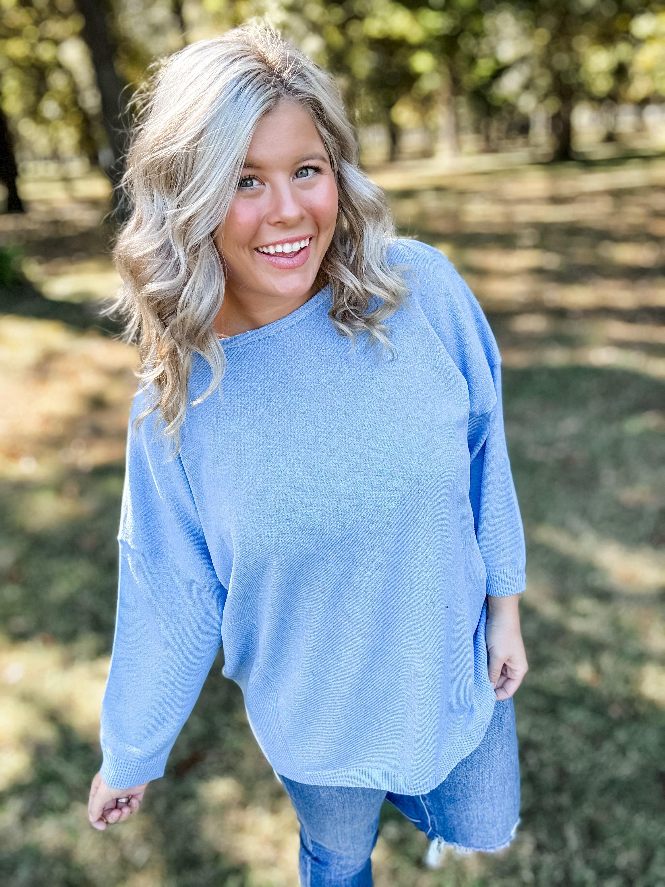 Casual Couture Top - Blue