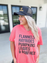 Flannels & Hayrides Graphic Tee