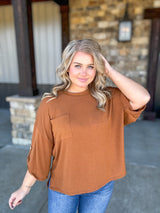 Chicago Chic Top - Chestnut