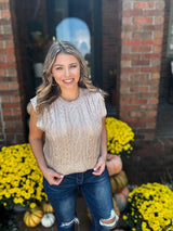 Autumn Gold Sweater Vest