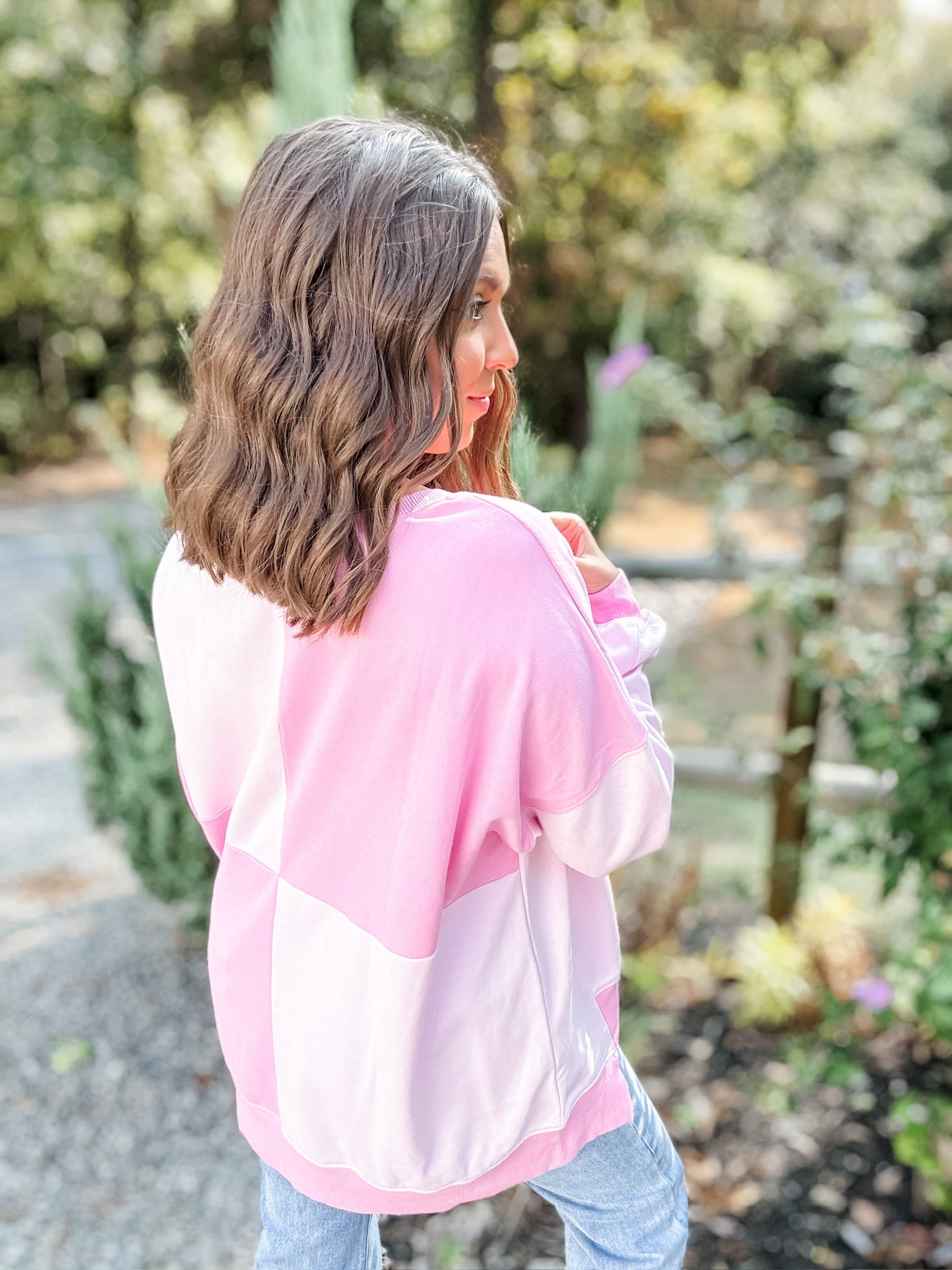 Fancy Color Block Sweatshirt