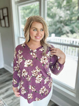 Simple Pleasures Top - Maroon FINAL SALE