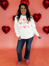 Hearts & Bows Graphic Crewneck