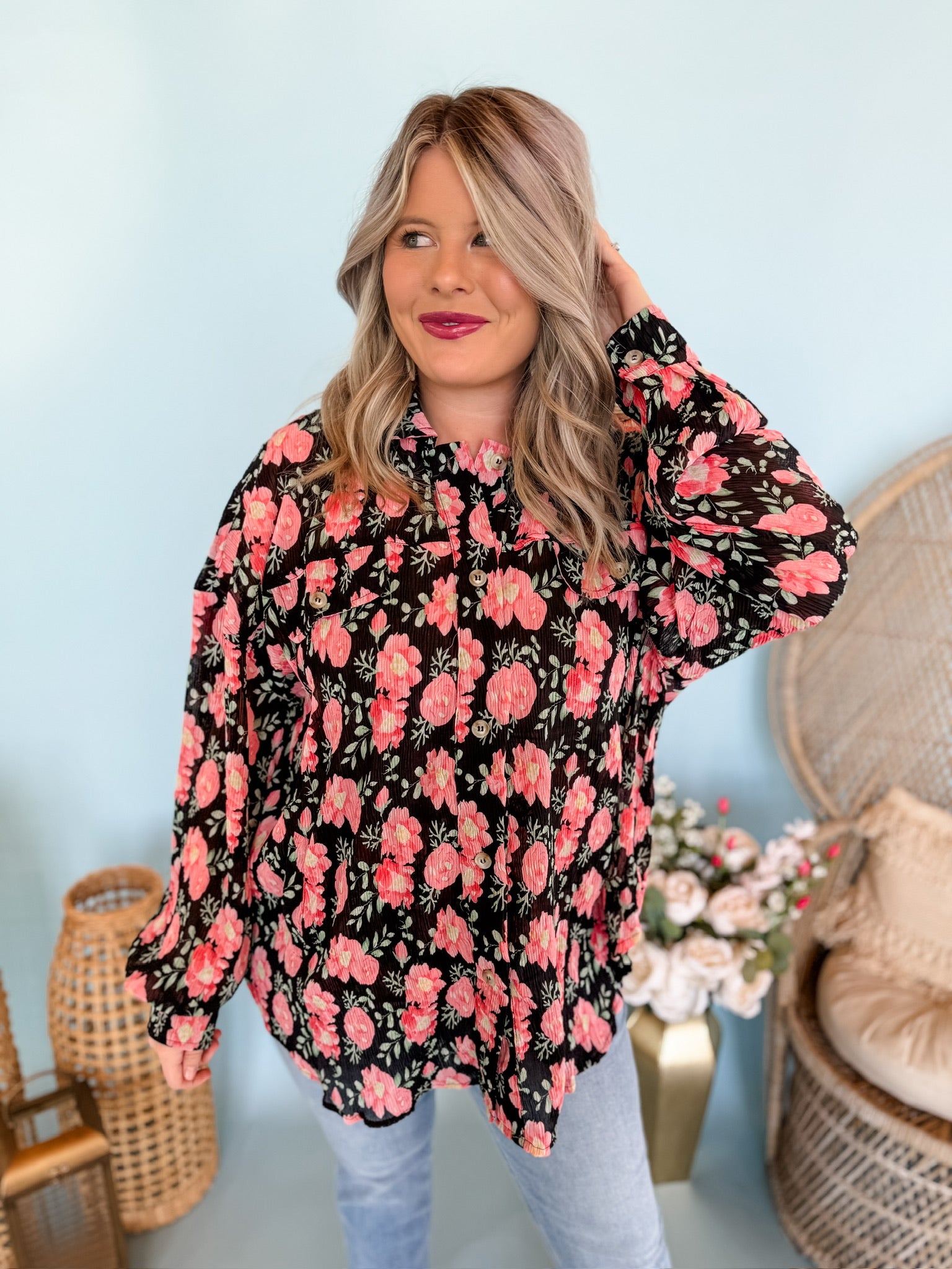 Floral Fantasy Top