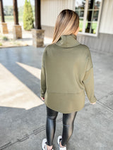 All For One Top - Olive FINAL SALE