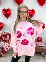 Hugs & Kisses Graphic Top