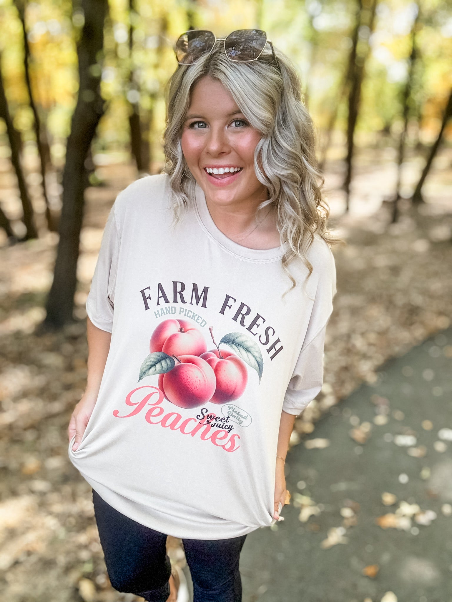 Farm Fresh Peach Tee