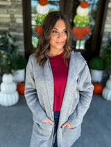 Snuggle Season Cardi - Grey FINAL SALE