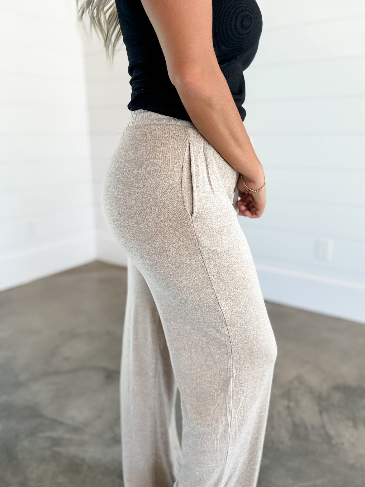 Find Your Love Pant - Beige FINAL SALE