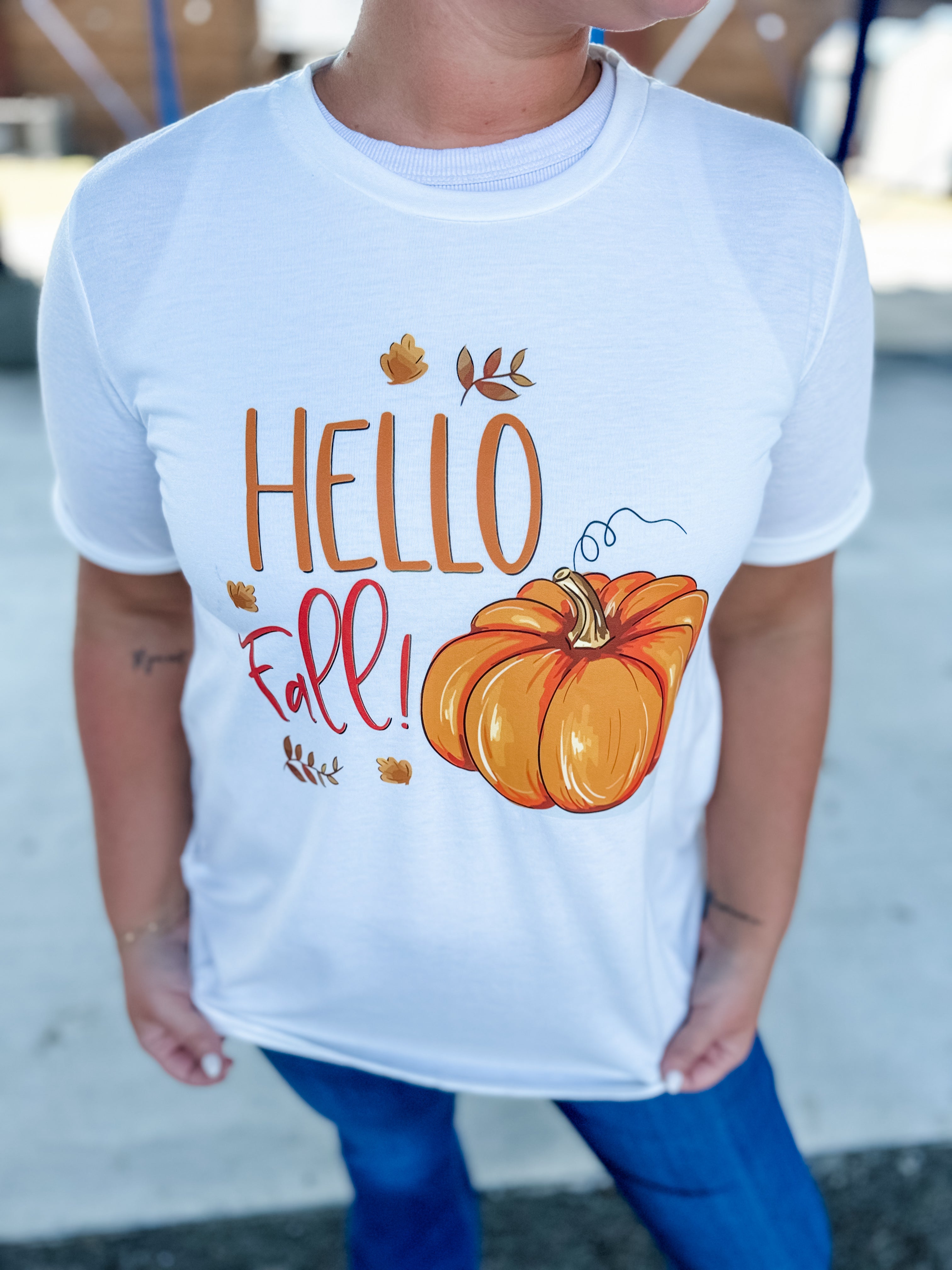 Hello Fall Graphic Tee