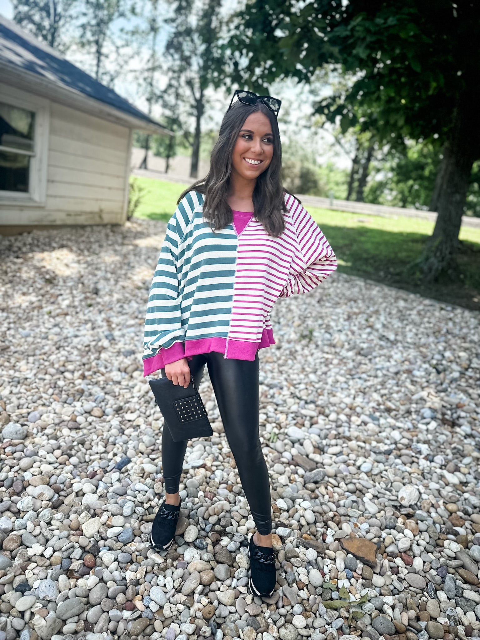 Striped Fusion Sweatshirt