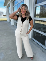 No Nonsense Jumpsuit - Beige