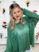 Cozy Love Pullover - Green