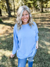 Casual Couture Top - Blue