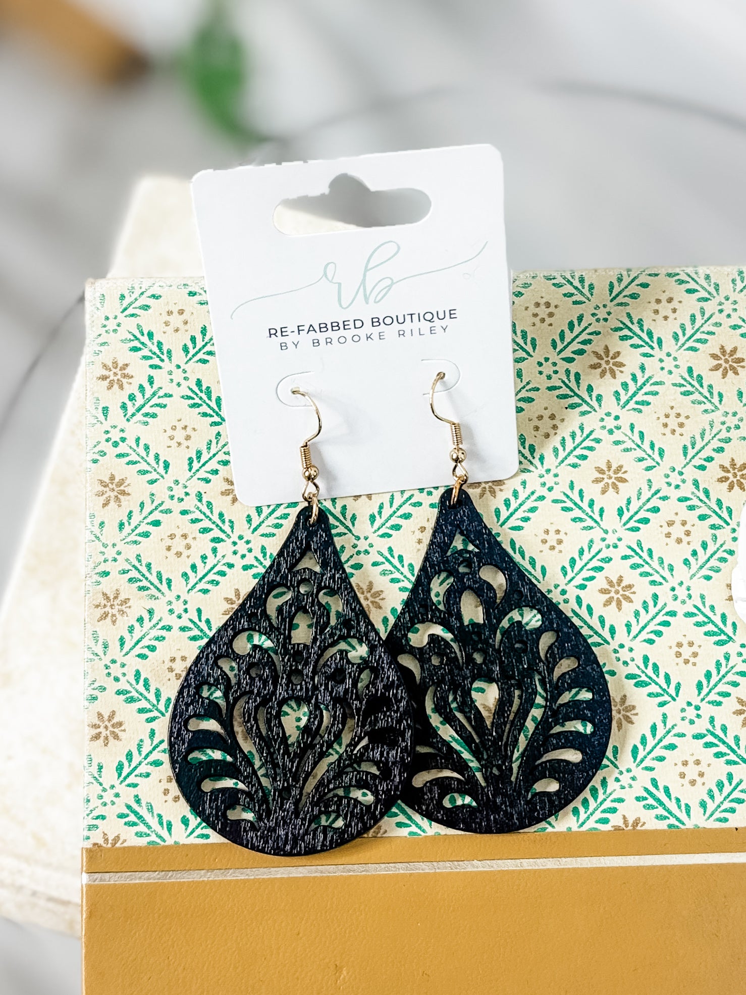 Shadow Bloom Earrings