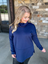 All For One Top - Navy FINAL SALE