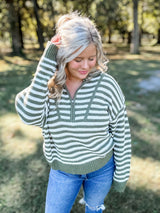 Olive Twist Sweater