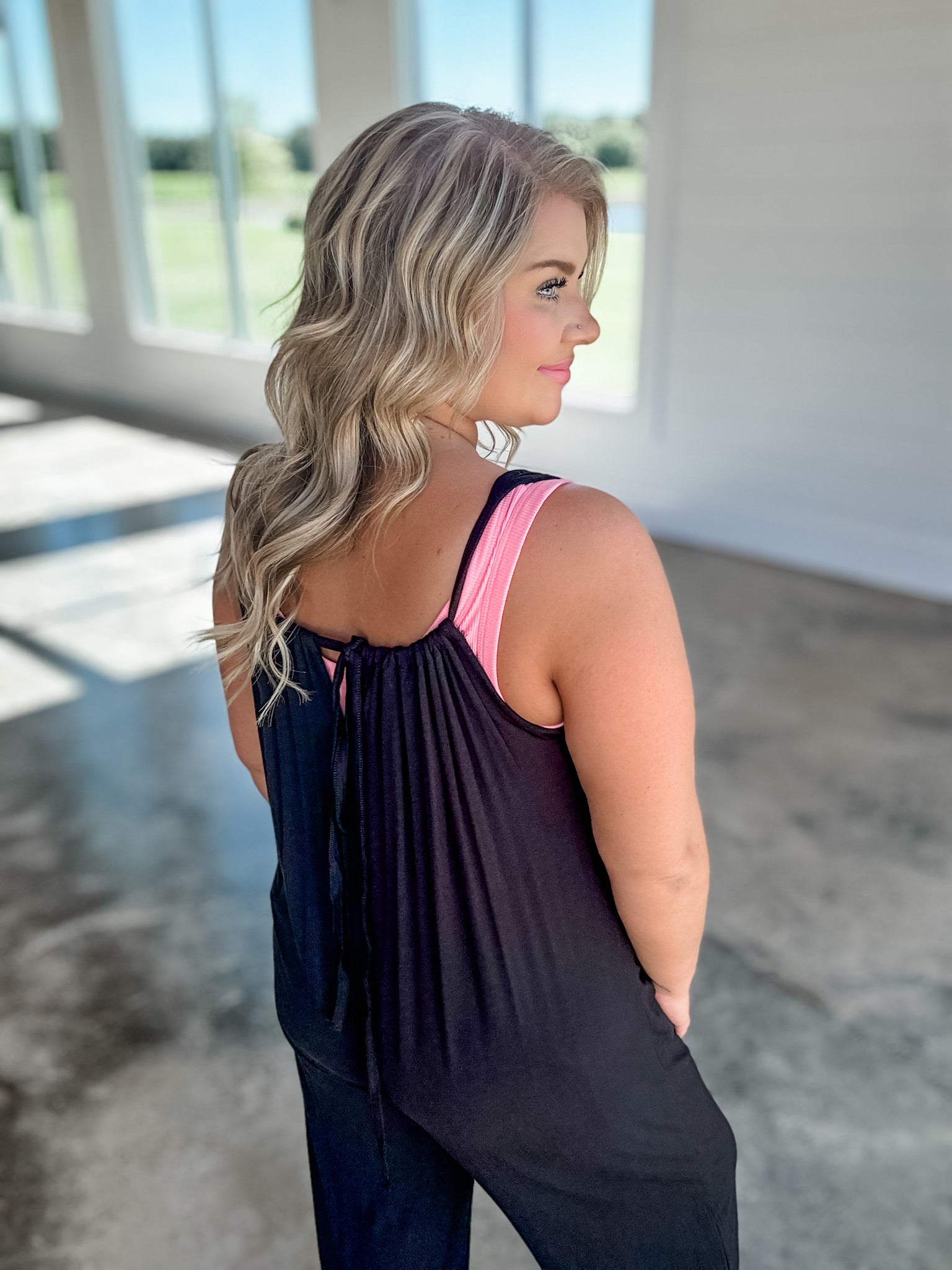 Embrace The Journey Jumpsuit - Black