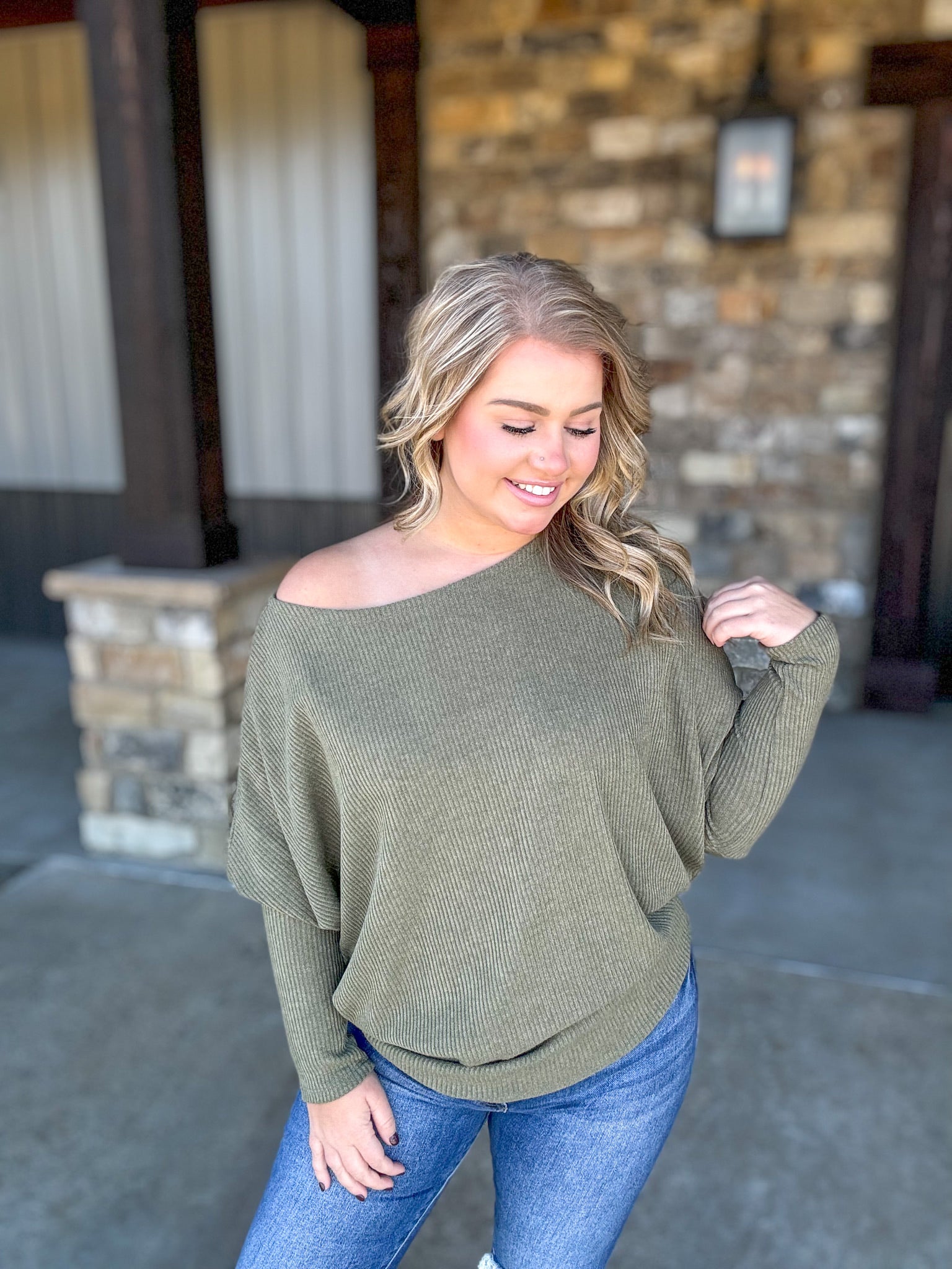 Comfy Core Top - Olive