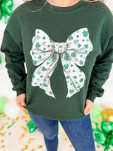 St. Patrick's Bow Graphic Sweatshirt