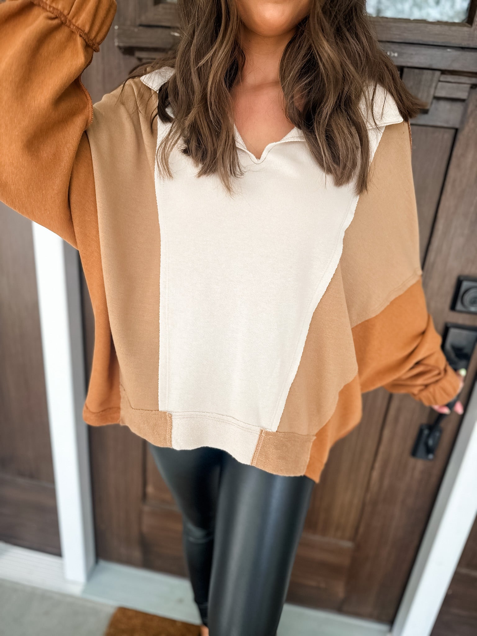 Make Everyday Count Top - Taupe FINAL SALE