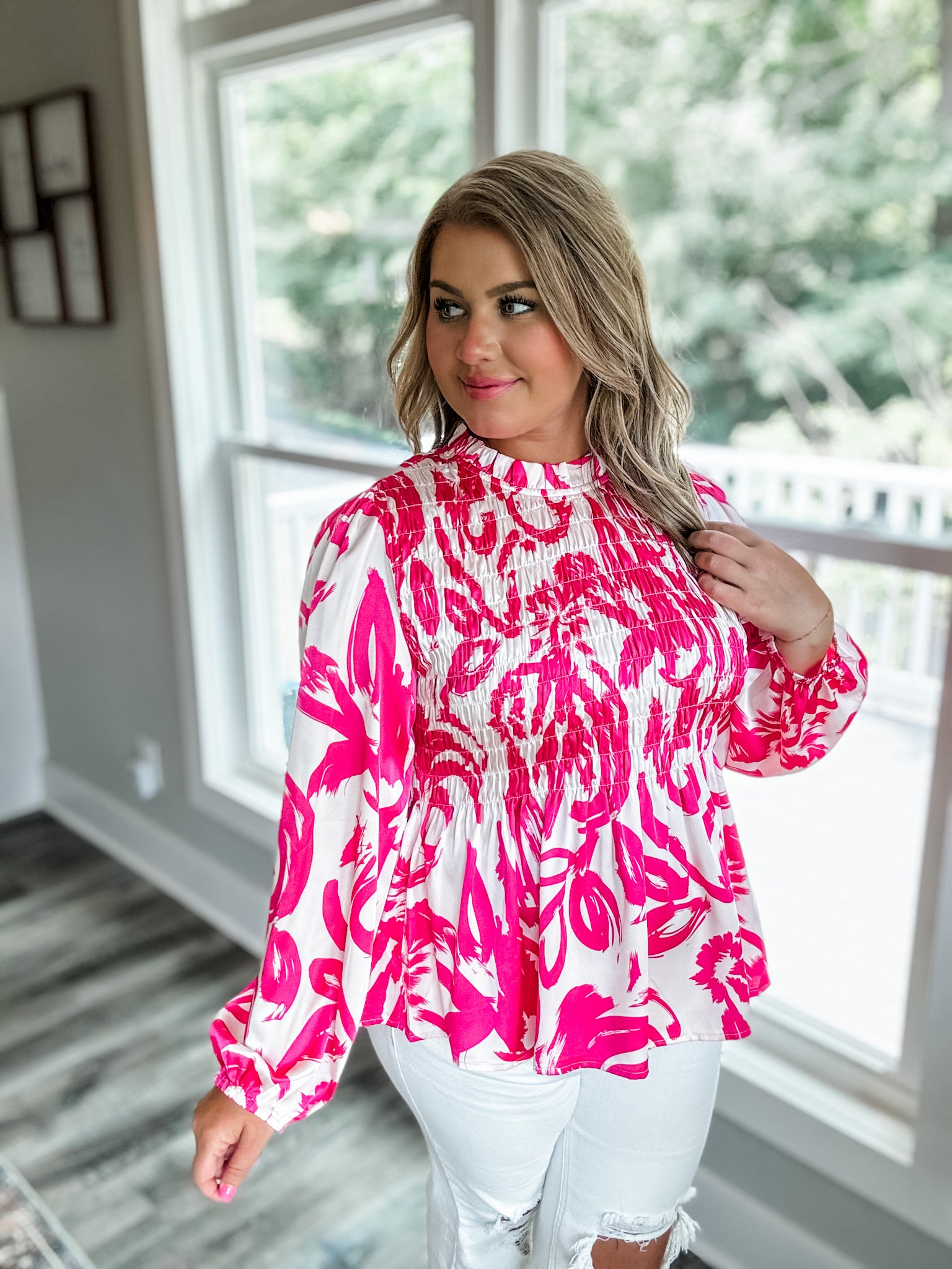 River Rapids Top - Pink