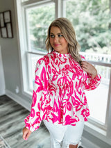 River Rapids Top - Pink FINAL SALE