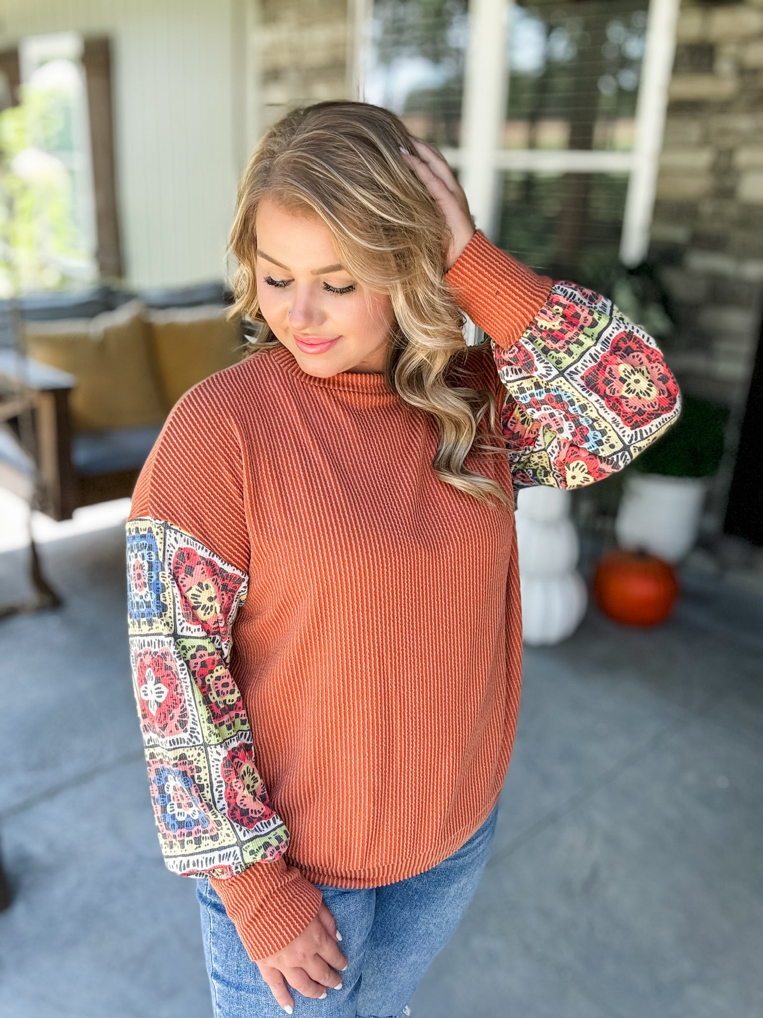 Cinnamon Breeze Top FINAL SALE