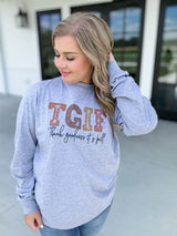 TGIF Graphic Long Sleeve Tee