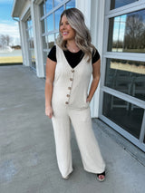 No Nonsense Jumpsuit - Beige