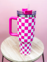 Macie 40 OZ Tumbler - Fuchsia