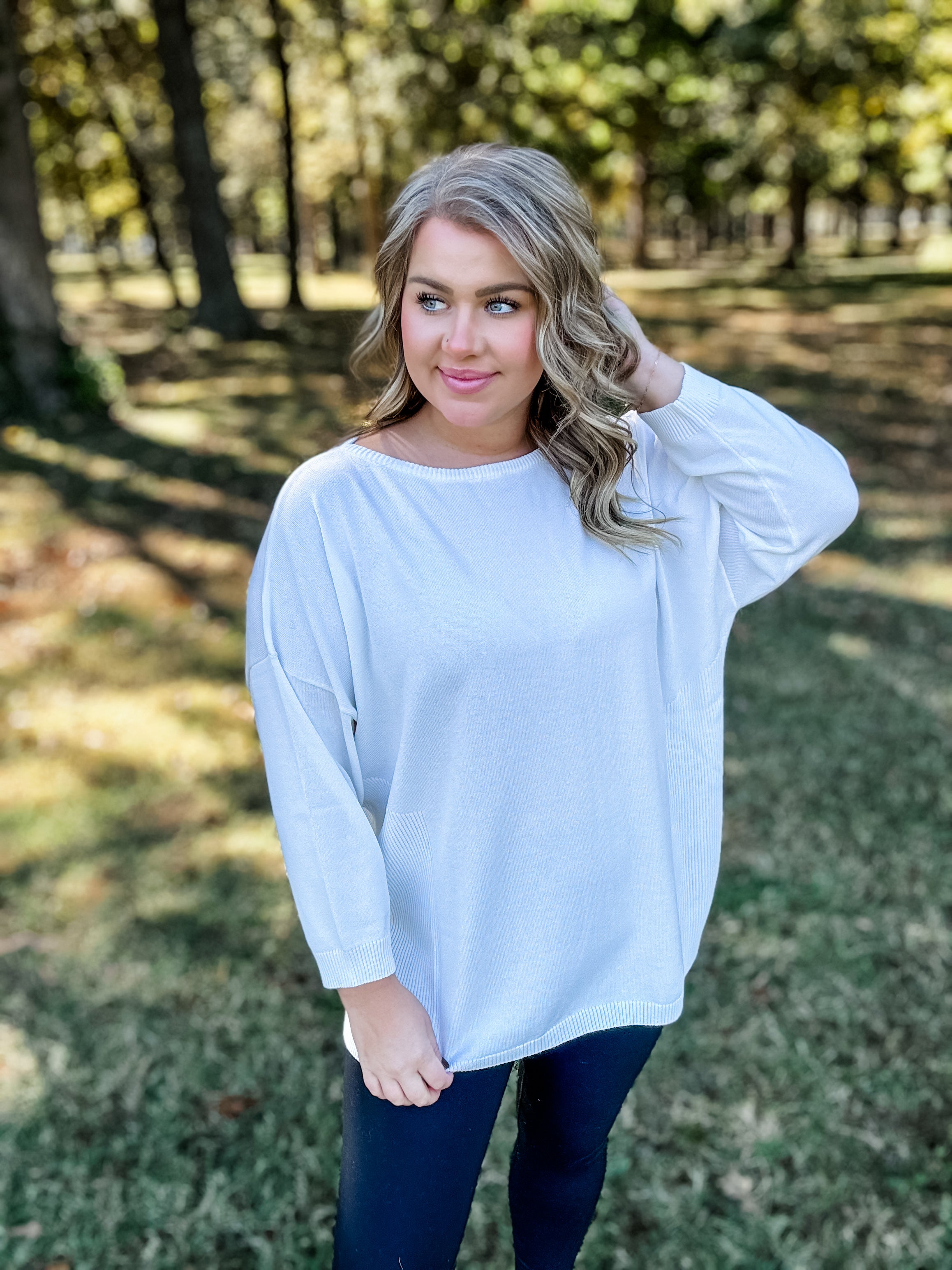 Casual Couture Top - Ivory