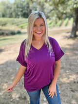 Second Chance Top - Eggplant FINAL SALE