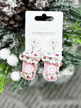 Christmas Latte Earring - Pink