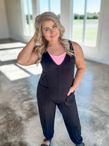 Embrace The Journey Jumpsuit - Black