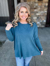 Haven Hug Sweater - Teal