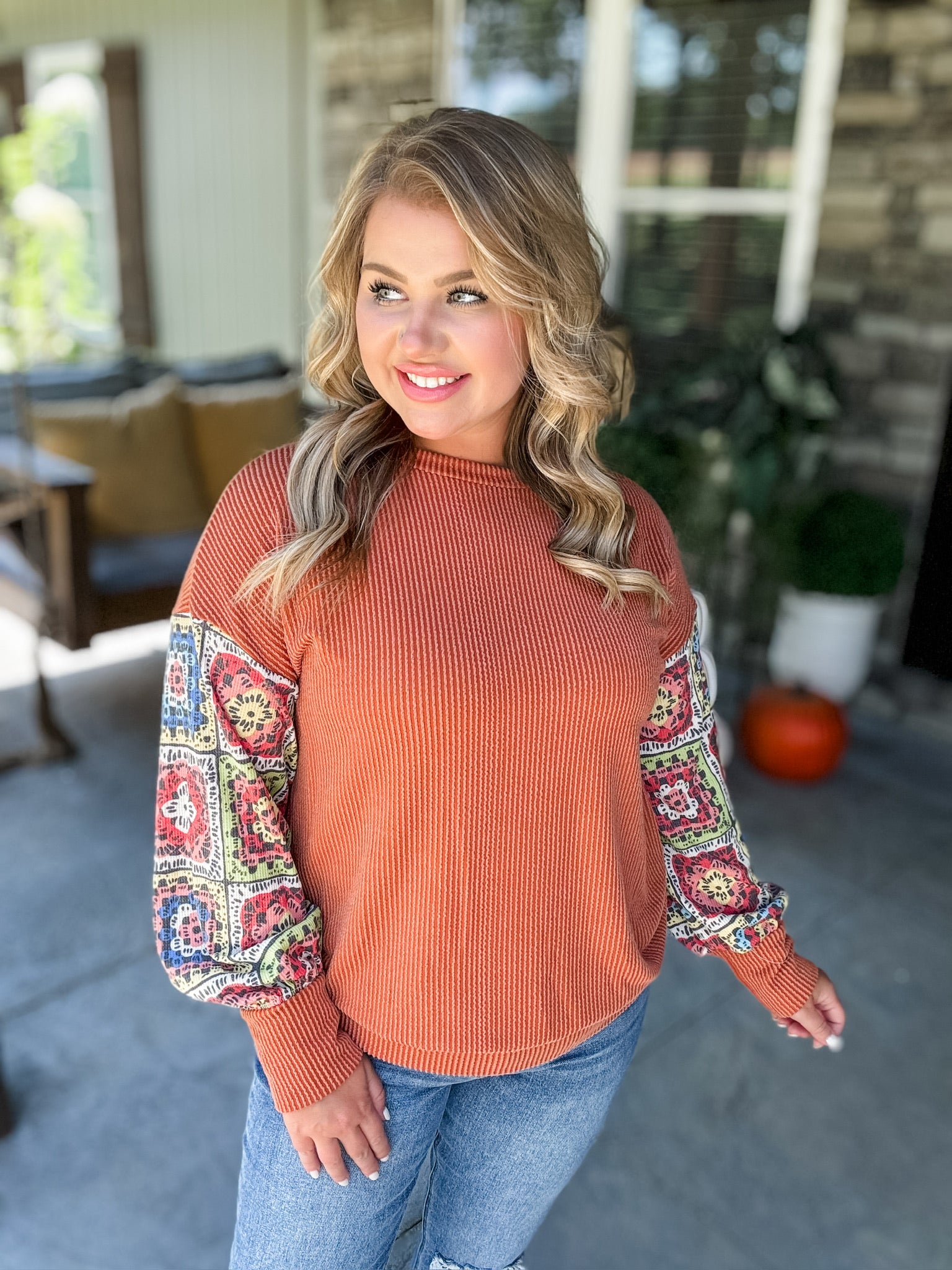 Cinnamon Breeze Top FINAL SALE