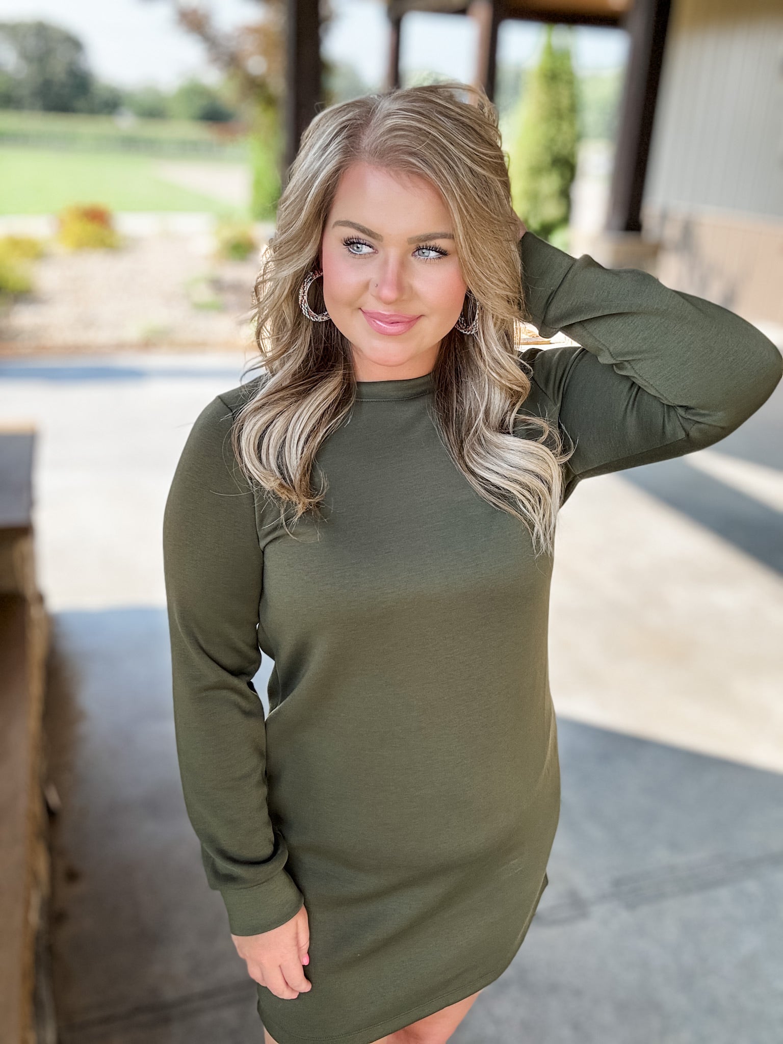 Ready For The Day Dress - Olive FINAL SALE