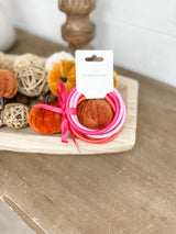 Tube Trend Bracelet Set - Pink Multi