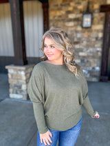 Comfy Core Top - Olive