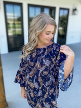 Heart Glow Top - Navy FINAL SALE